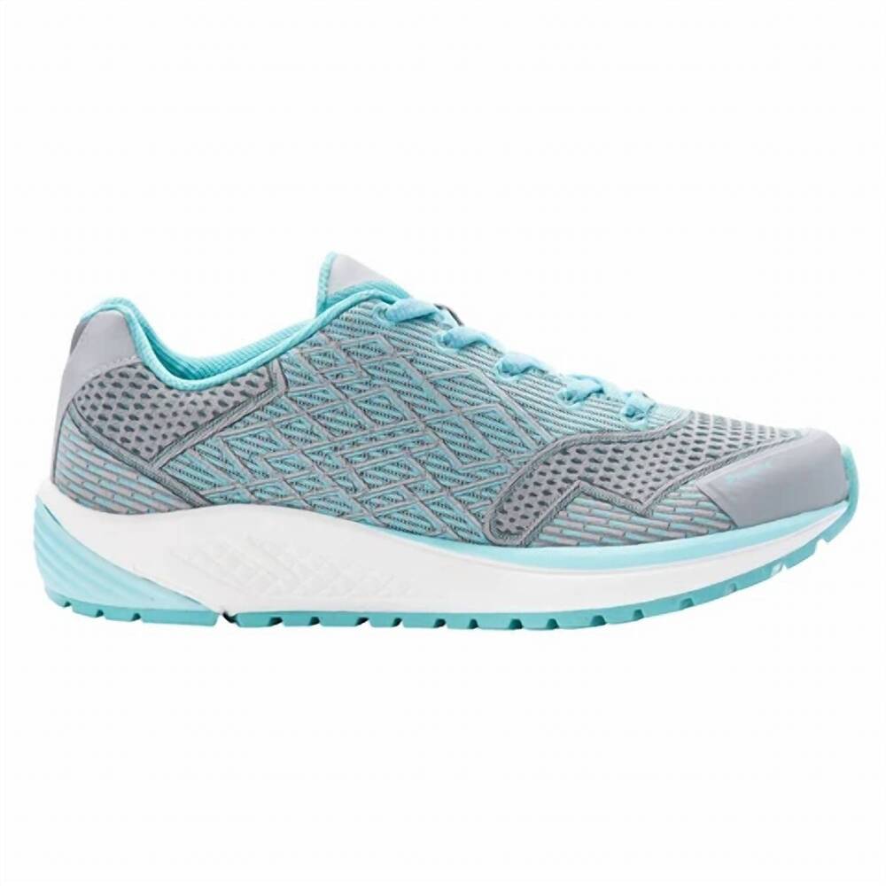 NEW PROPET women's one sneaker in grey/mint